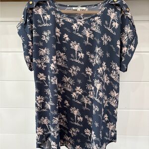 Speed Limit Tropical Blouse